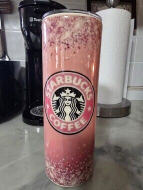 Starbucks Cream to Pink Ombre Stainless Tumbler